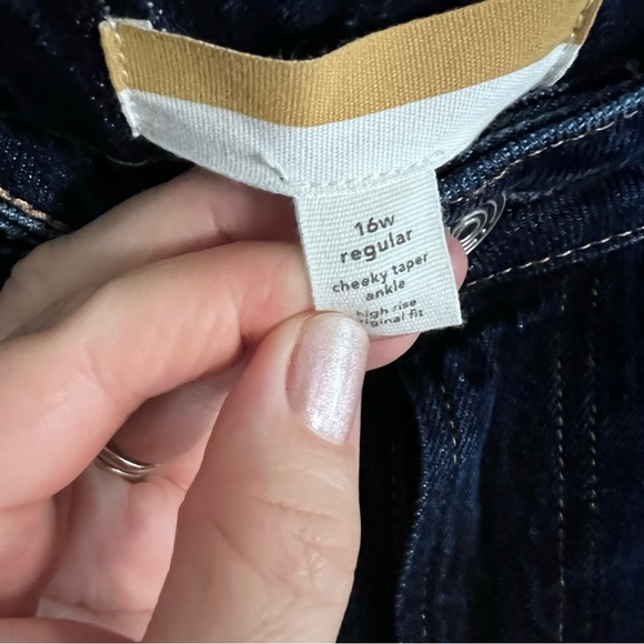 EUC Maurices Cheeky Taper Ankle High Rise Original Fit size 16W - Picture 4 of 12